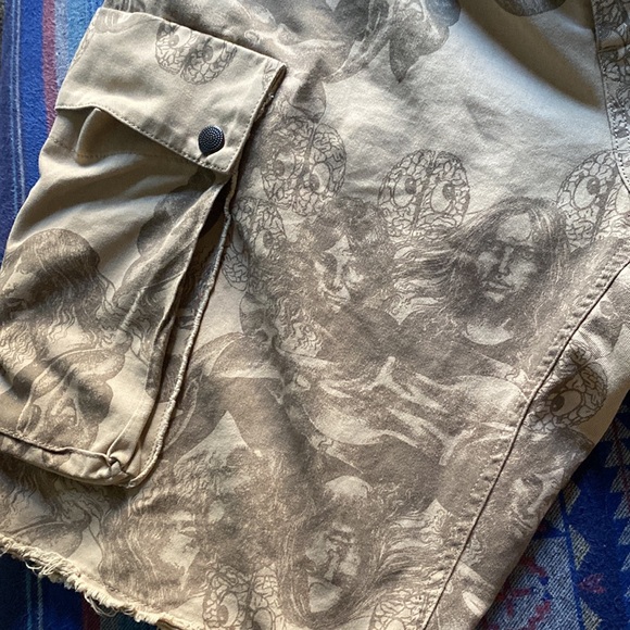 Undercover SS 05 But Beautiful (homage to Jan Svankmajer) ‘Camo’ Cargo Shorts - Picture 5 of 7